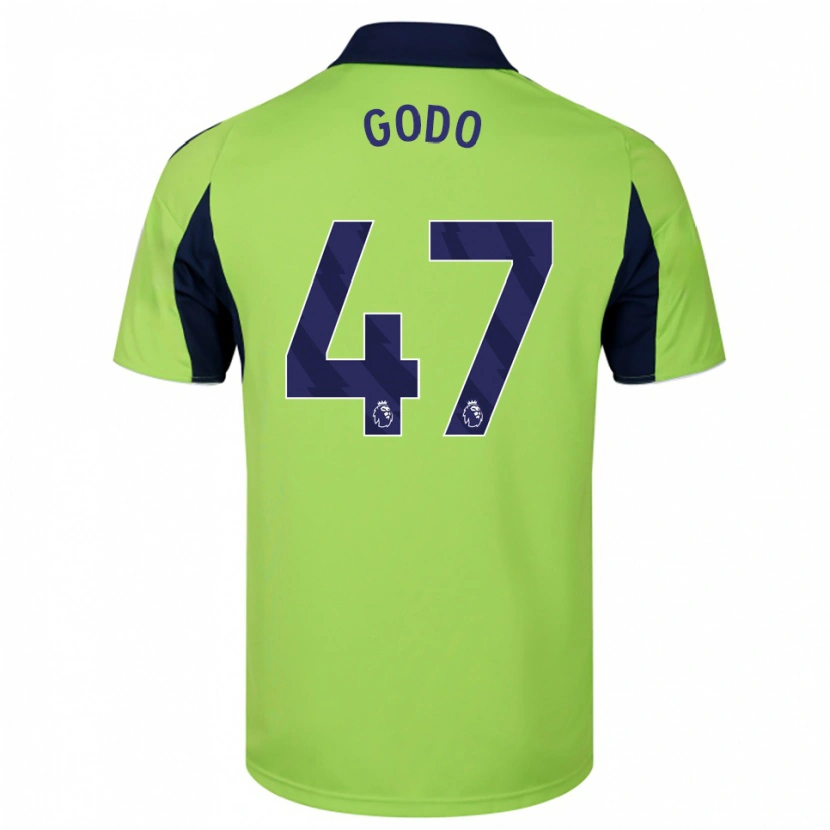 Danxen Criança Camisola Martial Godo #47 Verde Marinho Branco Alternativa 2025/26 Camisa Brasil