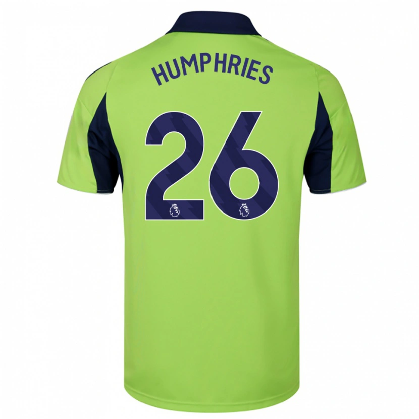 Danxen Criança Camisola Marni Humphries #26 Verde Marinho Branco Alternativa 2025/26 Camisa Brasil