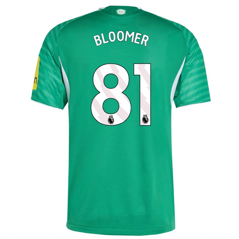 Danxen Criança Camisola Guy Bloomer #81 Verde Branco Alternativa 2025/26 Camisa Brasil