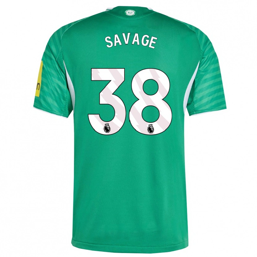Danxen Criança Camisola Remi Savage #38 Verde Branco Alternativa 2025/26 Camisa Brasil