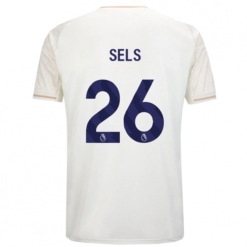 Danxen Criança Camisola Matz Sels #26 Branco Sujo Preto Alternativa 2025/26 Camisa Brasil