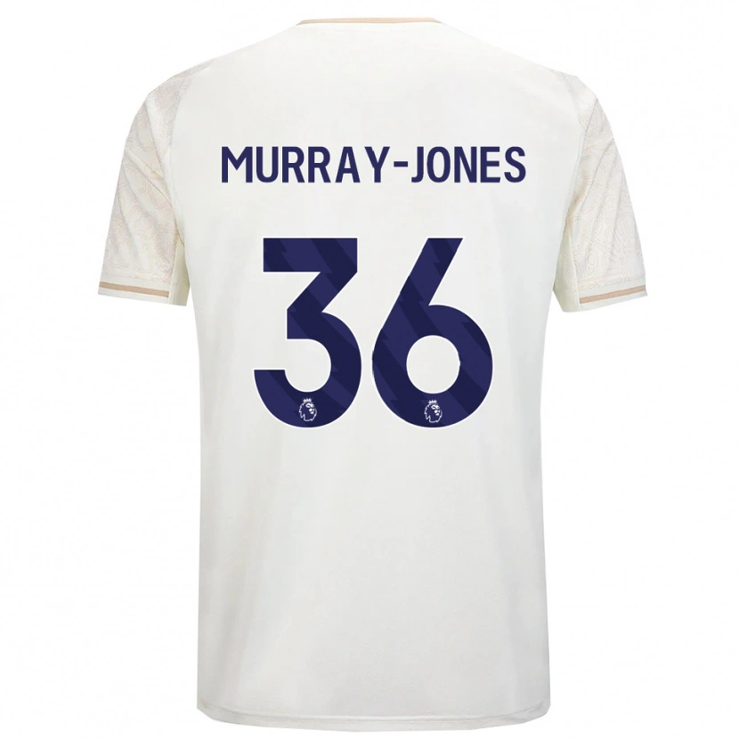Danxen Criança Camisola George Murray-Jones #36 Branco Sujo Preto Alternativa 2025/26 Camisa Brasil