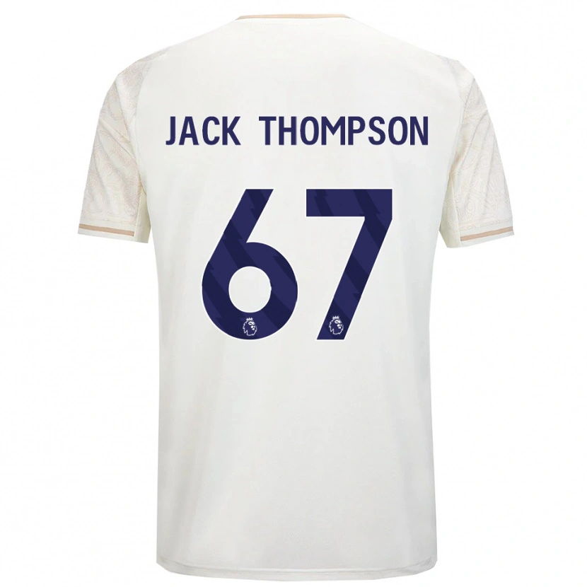 Danxen Criança Camisola Jack Thompson #67 Branco Sujo Preto Alternativa 2025/26 Camisa Brasil