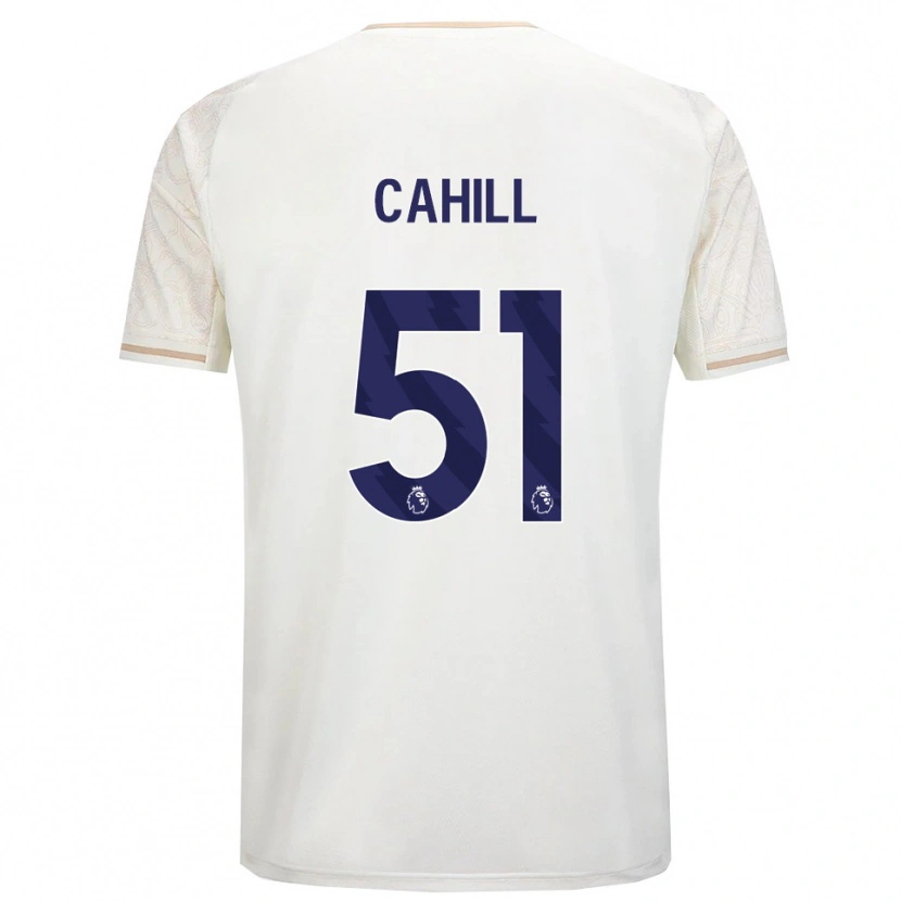 Danxen Criança Camisola Shae Cahill #51 Branco Sujo Preto Alternativa 2025/26 Camisa Brasil