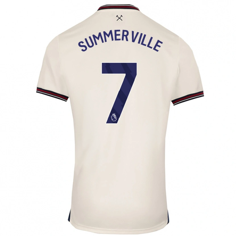 Danxen Criança Camisola Crysencio Summerville #7 Branco Sujo Alternativa 2025/26 Camisa Brasil