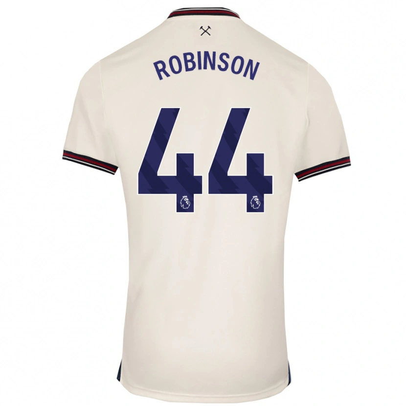 Danxen Criança Camisola Junior Robinson #44 Branco Sujo Alternativa 2025/26 Camisa Brasil