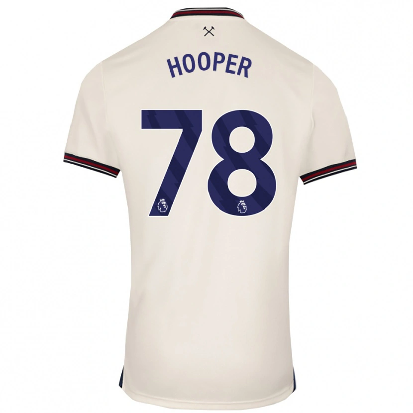 Danxen Criança Camisola Finley Hooper #78 Branco Sujo Alternativa 2025/26 Camisa Brasil