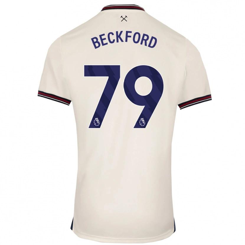 Danxen Criança Camisola Lewis Beckford #79 Branco Sujo Alternativa 2025/26 Camisa Brasil
