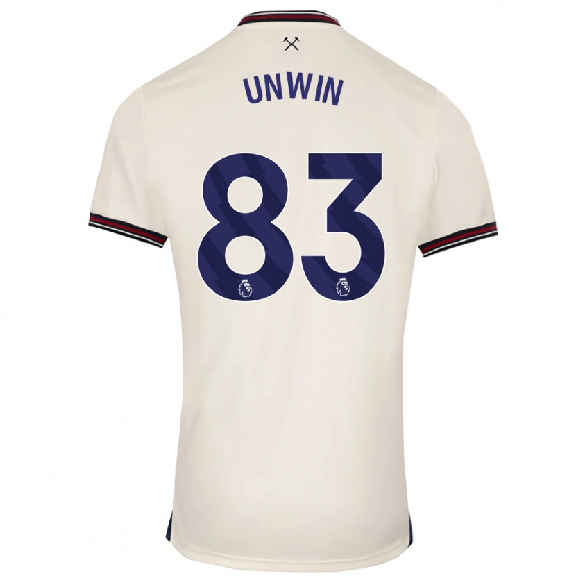 Danxen Criança Camisola Jonathan Unwin #83 Branco Sujo Alternativa 2025/26 Camisa Brasil