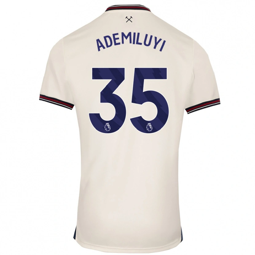 Danxen Criança Camisola Princess Ademiluyi #35 Branco Sujo Alternativa 2025/26 Camisa Brasil