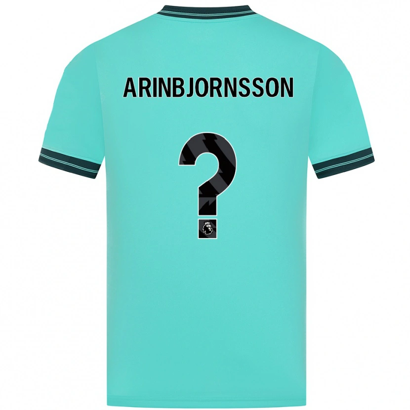 Danxen Criança Camisola Palmi Arinbjornsson #0 Azul Celeste Verde Alternativa 2025/26 Camisa Brasil