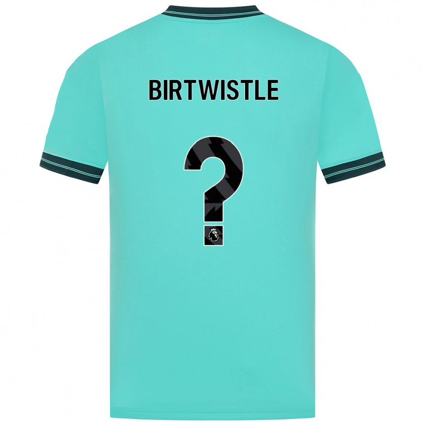 Danxen Criança Camisola Harry Birtwistle #0 Azul Celeste Verde Alternativa 2025/26 Camisa Brasil