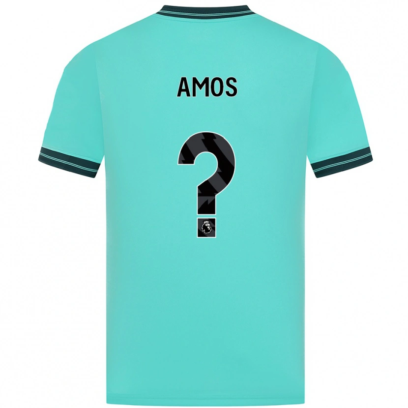 Danxen Criança Camisola Stan Amos #0 Azul Celeste Verde Alternativa 2025/26 Camisa Brasil