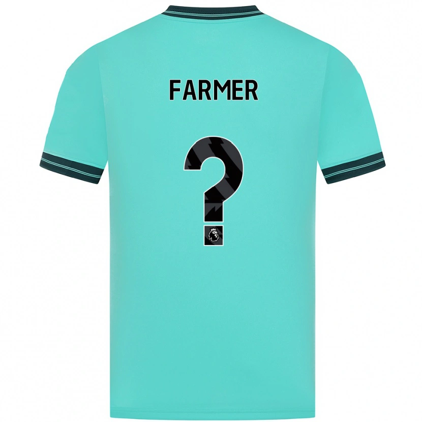 Danxen Criança Camisola Owen Farmer #0 Azul Celeste Verde Alternativa 2025/26 Camisa Brasil