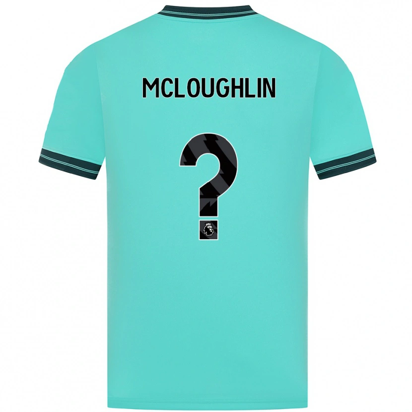 Danxen Criança Camisola Lee Mcloughlin #0 Azul Celeste Verde Alternativa 2025/26 Camisa Brasil