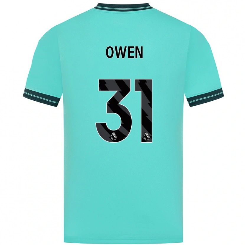 Danxen Criança Camisola Skye Owen #31 Azul Celeste Verde Alternativa 2025/26 Camisa Brasil