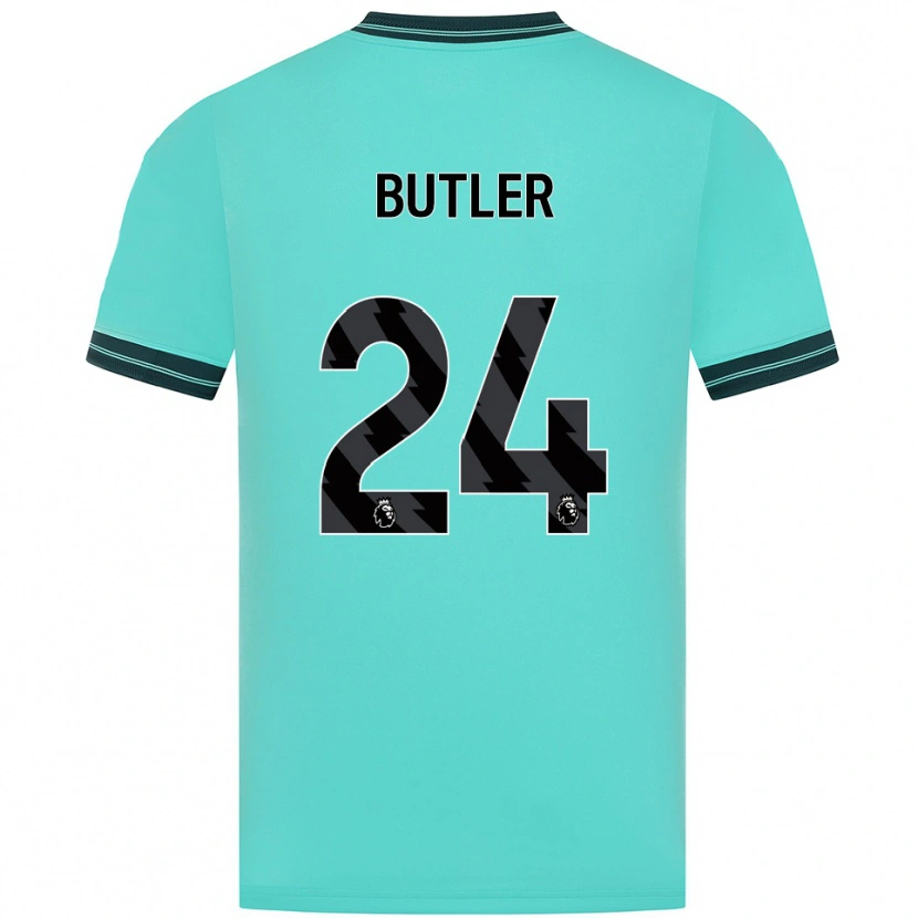 Danxen Criança Camisola Elli Butler #24 Azul Celeste Verde Alternativa 2025/26 Camisa Brasil