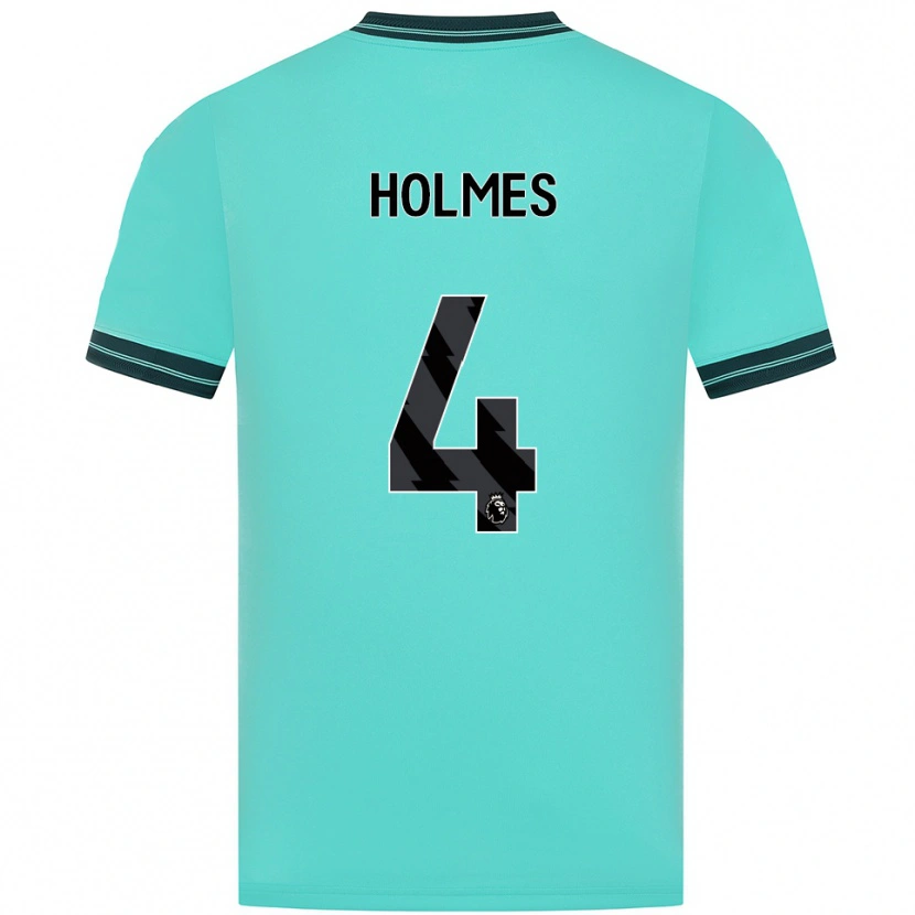 Danxen Criança Camisola Summer Holmes #4 Azul Celeste Verde Alternativa 2025/26 Camisa Brasil