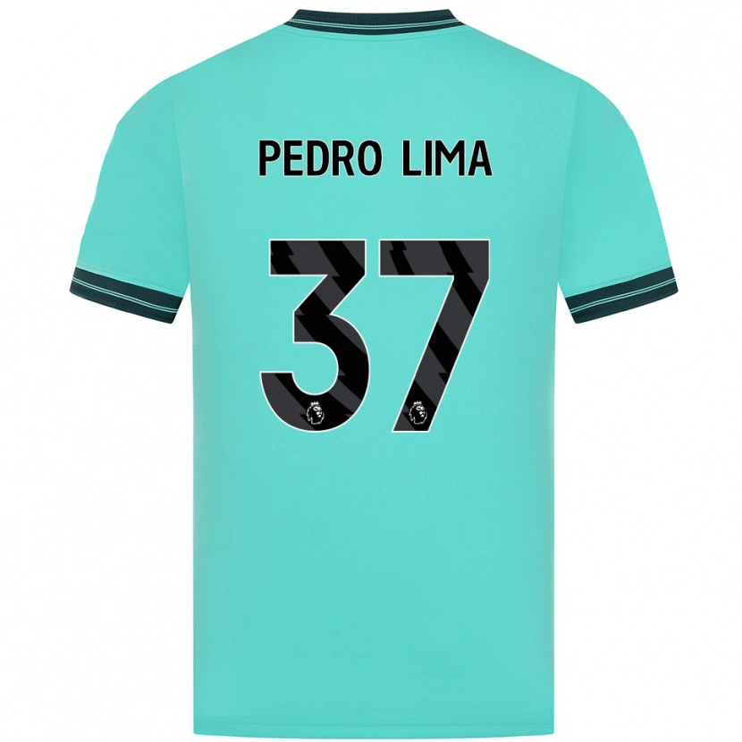 Danxen Criança Camisola Pedro Lima #37 Azul Celeste Verde Alternativa 2025/26 Camisa Brasil