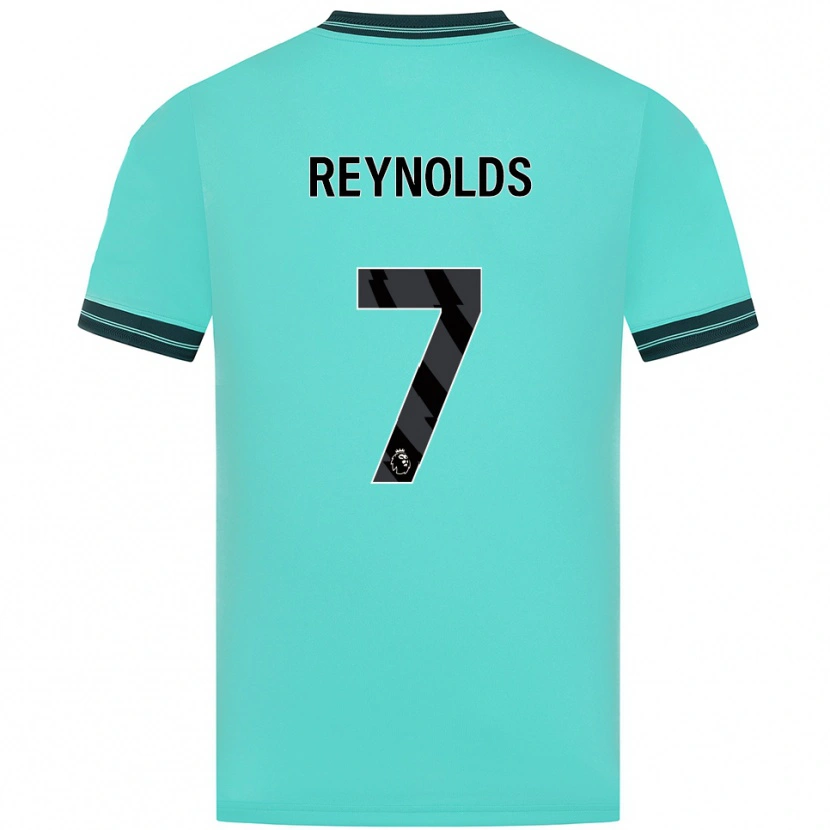 Danxen Criança Camisola Fabian Reynolds #7 Azul Celeste Verde Alternativa 2025/26 Camisa Brasil