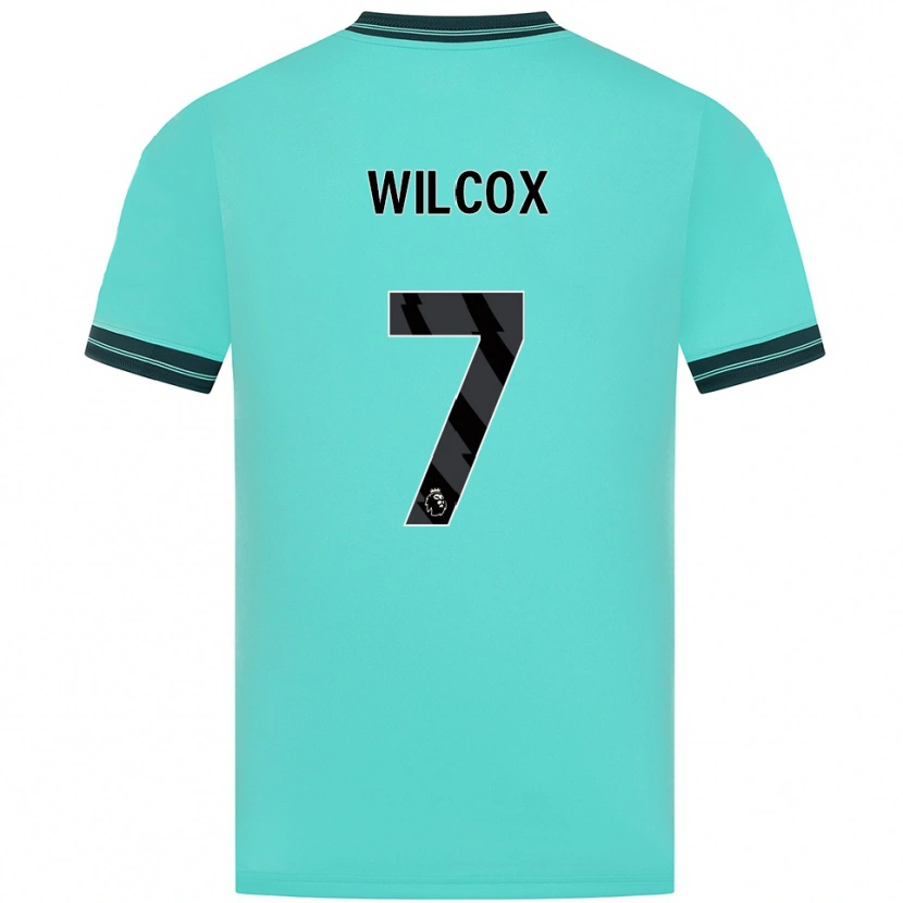 Danxen Criança Camisola Jake Wilcox #7 Azul Celeste Verde Alternativa 2025/26 Camisa Brasil
