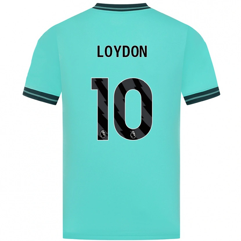 Danxen Criança Camisola Abi Loydon #10 Azul Celeste Verde Alternativa 2025/26 Camisa Brasil