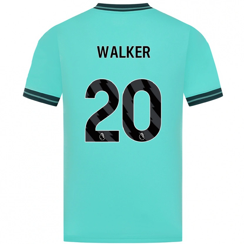 Danxen Criança Camisola Lowri Walker #20 Azul Celeste Verde Alternativa 2025/26 Camisa Brasil
