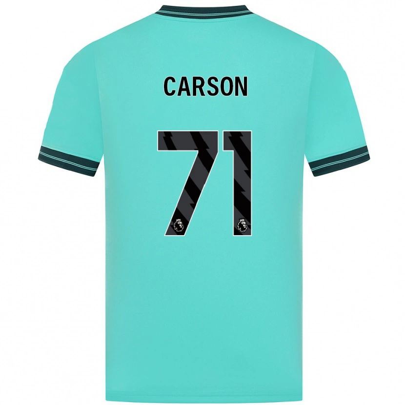 Danxen Criança Camisola Hayden Carson #71 Azul Celeste Verde Alternativa 2025/26 Camisa Brasil