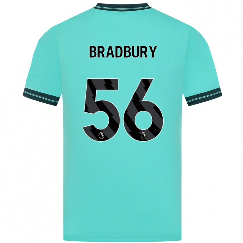Danxen Criança Camisola Makenzie Bradbury #56 Azul Celeste Verde Alternativa 2025/26 Camisa Brasil