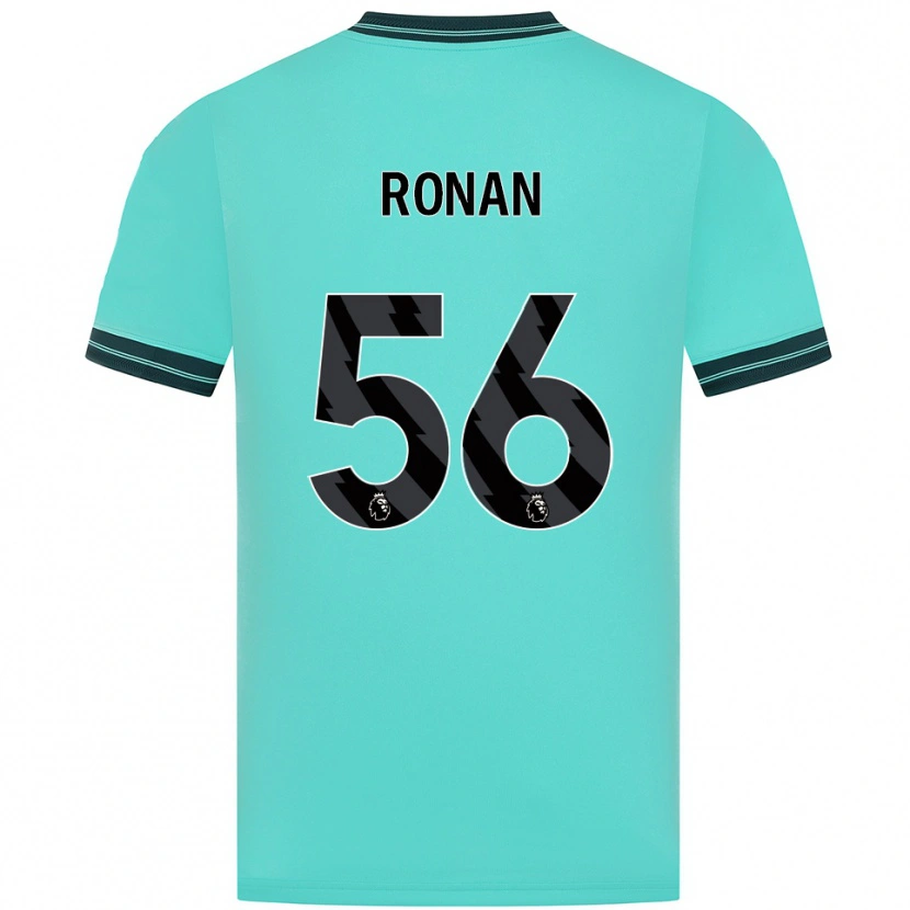 Danxen Criança Camisola Connor Ronan #56 Azul Celeste Verde Alternativa 2025/26 Camisa Brasil