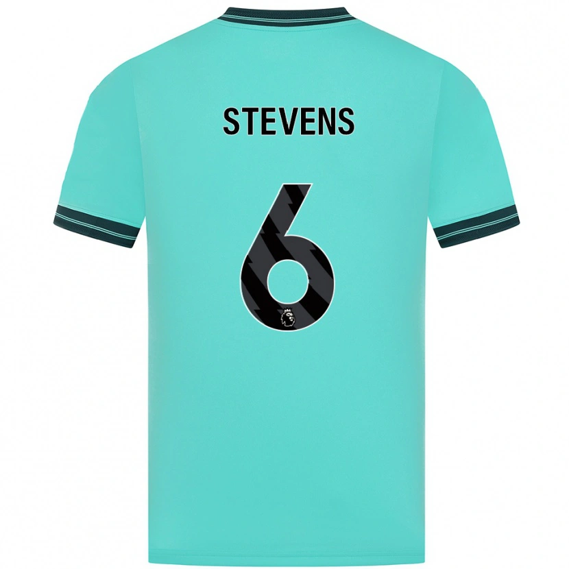 Danxen Criança Camisola Mason Stevens #6 Azul Celeste Verde Alternativa 2025/26 Camisa Brasil