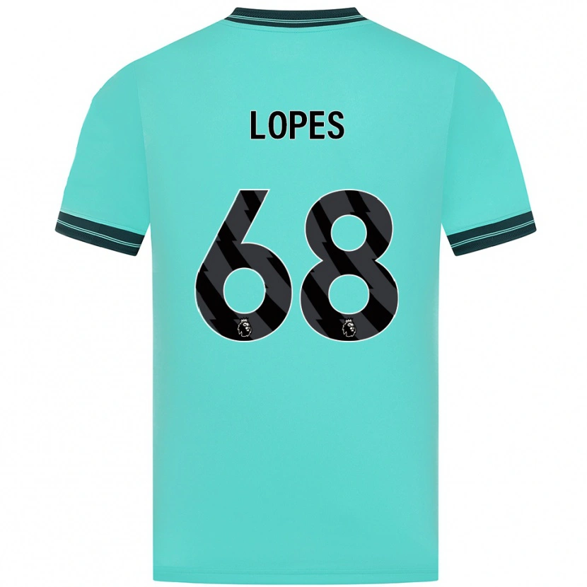 Danxen Criança Camisola Leo Lopes #68 Azul Celeste Verde Alternativa 2025/26 Camisa Brasil