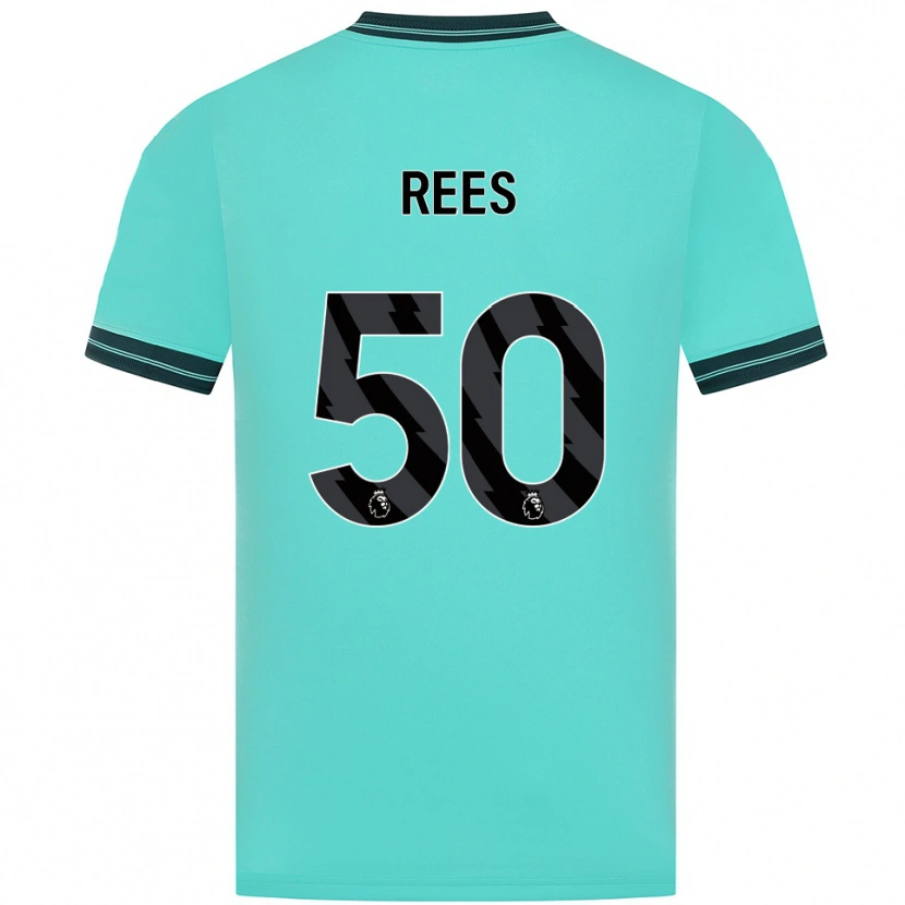 Danxen Criança Camisola Mason Rees #50 Azul Celeste Verde Alternativa 2025/26 Camisa Brasil