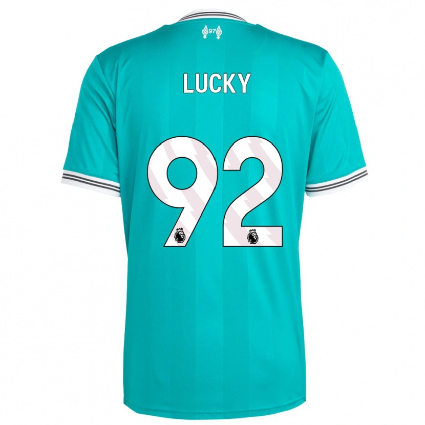 Danxen Criança Camisola Wellity Lucky #92 Verde Branco Terceiro 2025/26 Camisa Brasil