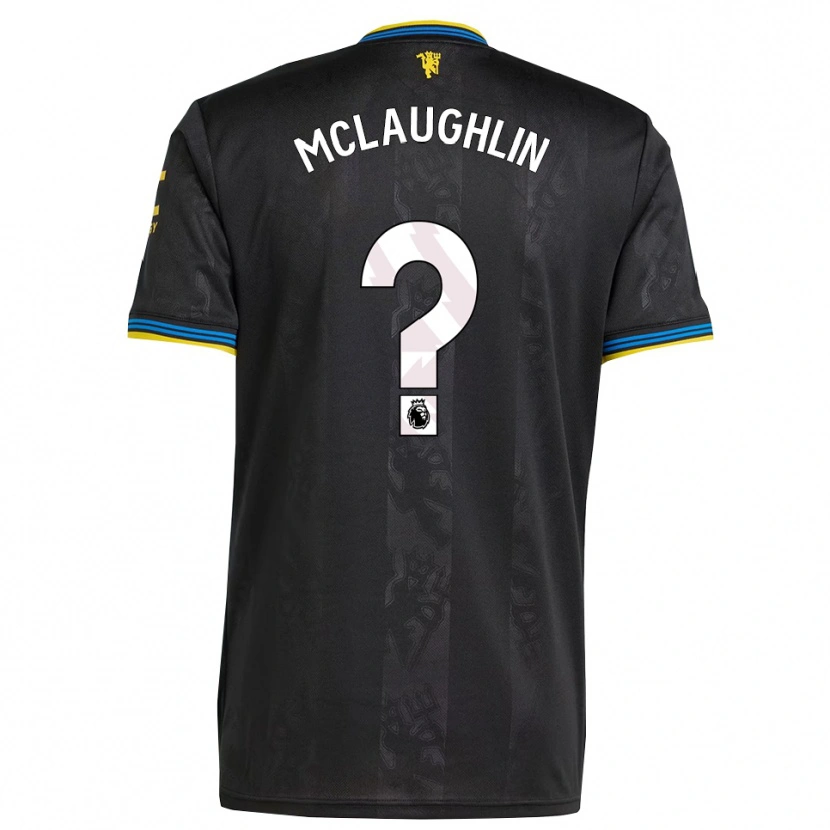 Danxen Criança Camisola Harlem Mclaughlin #0 Preto Amarelo Azul Terceiro 2025/26 Camisa Brasil