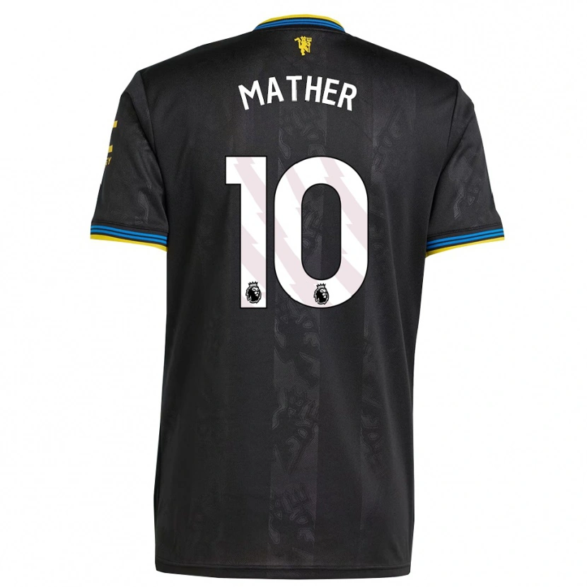 Danxen Criança Camisola Sam Mather #10 Preto Amarelo Azul Terceiro 2025/26 Camisa Brasil