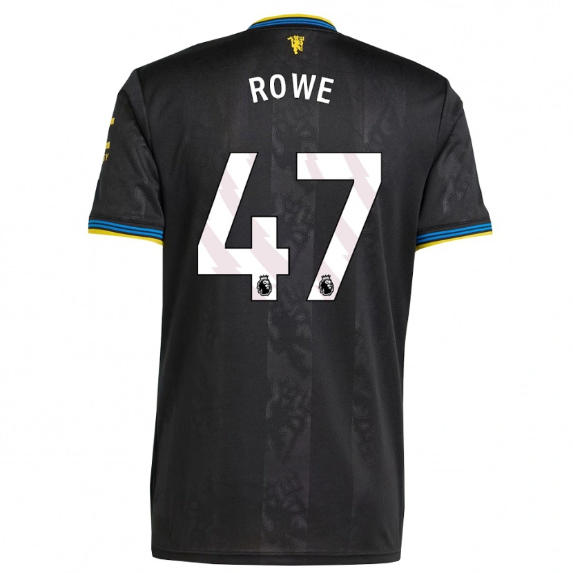 Danxen Criança Camisola Tommy Rowe #47 Preto Amarelo Azul Terceiro 2025/26 Camisa Brasil