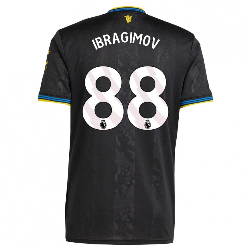 Danxen Criança Camisola Amir Ibragimov #88 Preto Amarelo Azul Terceiro 2025/26 Camisa Brasil