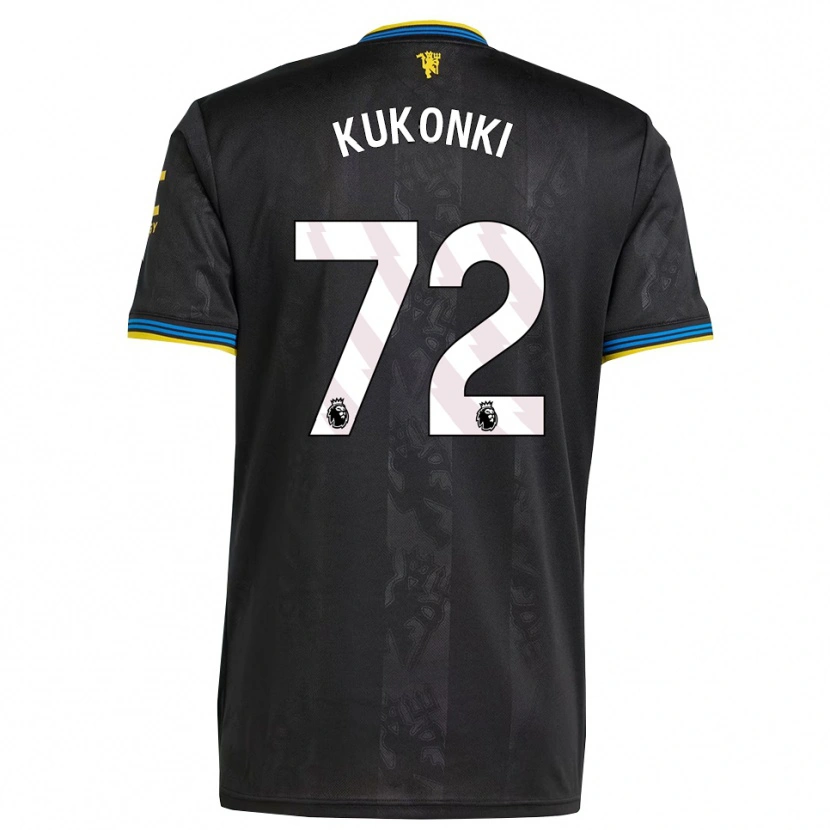 Danxen Criança Camisola Godwill Kukonki #72 Preto Amarelo Azul Terceiro 2025/26 Camisa Brasil