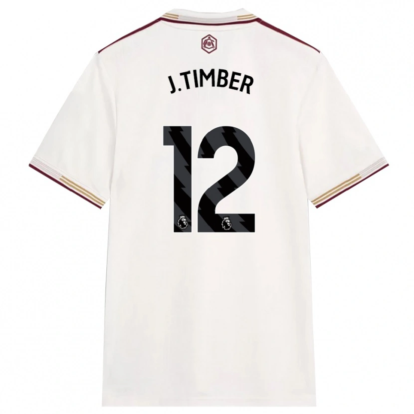 Danxen Criança Camisola Jurrien Timber #12 Branco Sujo Borgonha Terceiro 2025/26 Camisa Brasil