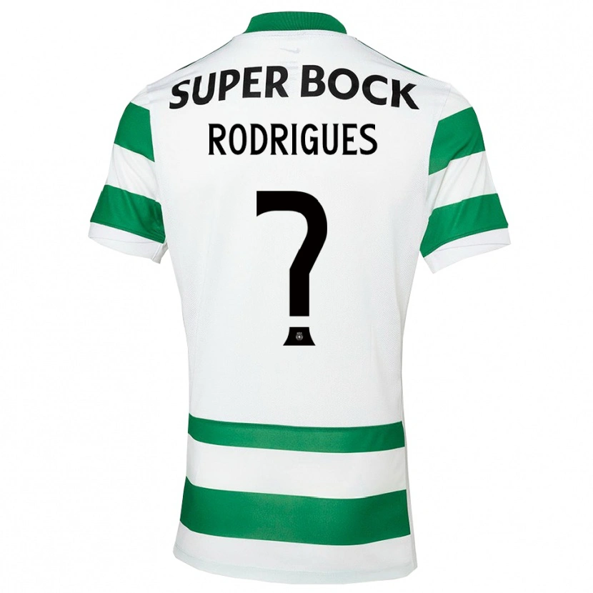 Danxen Homem Camisola João Rodrigues #0 Verde Branco Principal 2025/26 Camisa Brasil