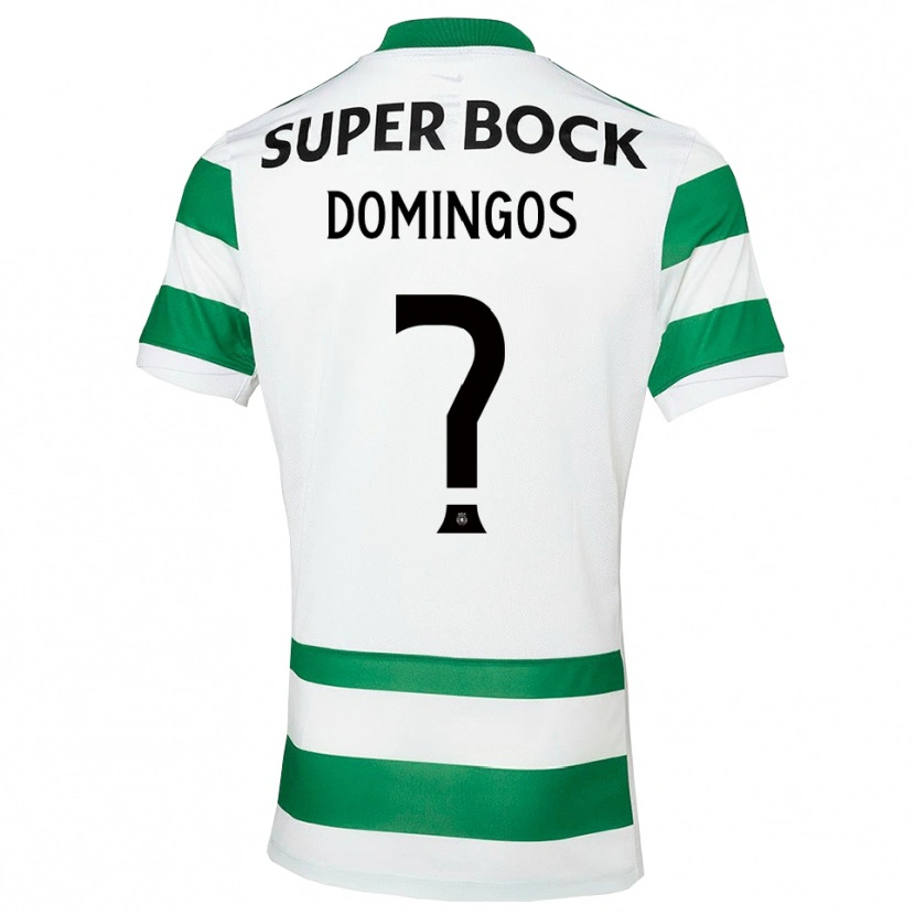 Danxen Homem Camisola Estefanio Domingos #0 Verde Branco Principal 2025/26 Camisa Brasil