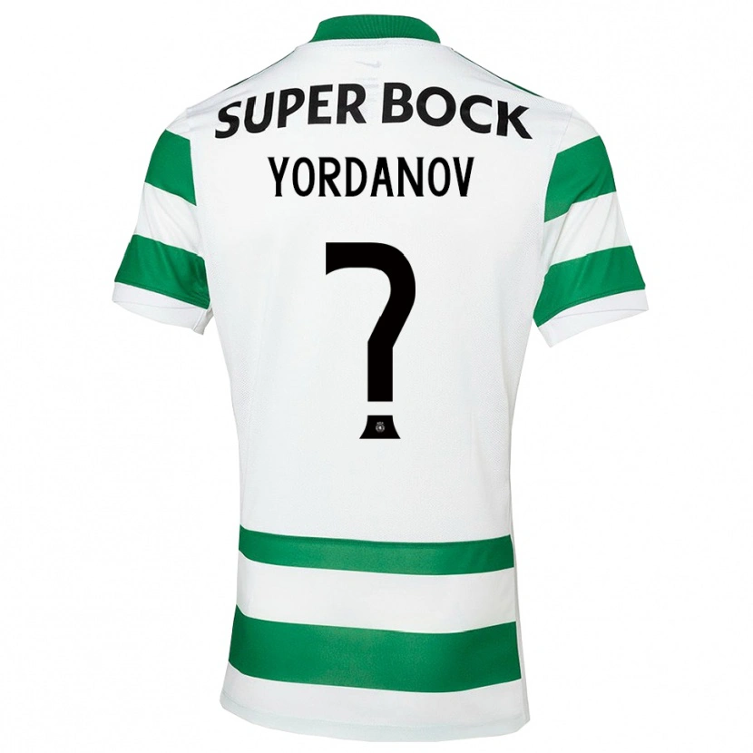 Danxen Homem Camisola Ricardo Yordanov #0 Verde Branco Principal 2025/26 Camisa Brasil