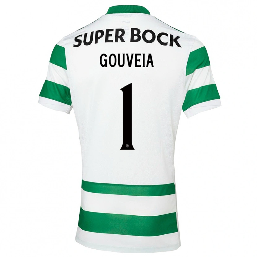 Danxen Homem Camisola Miguel Gouveia #1 Verde Branco Principal 2025/26 Camisa Brasil