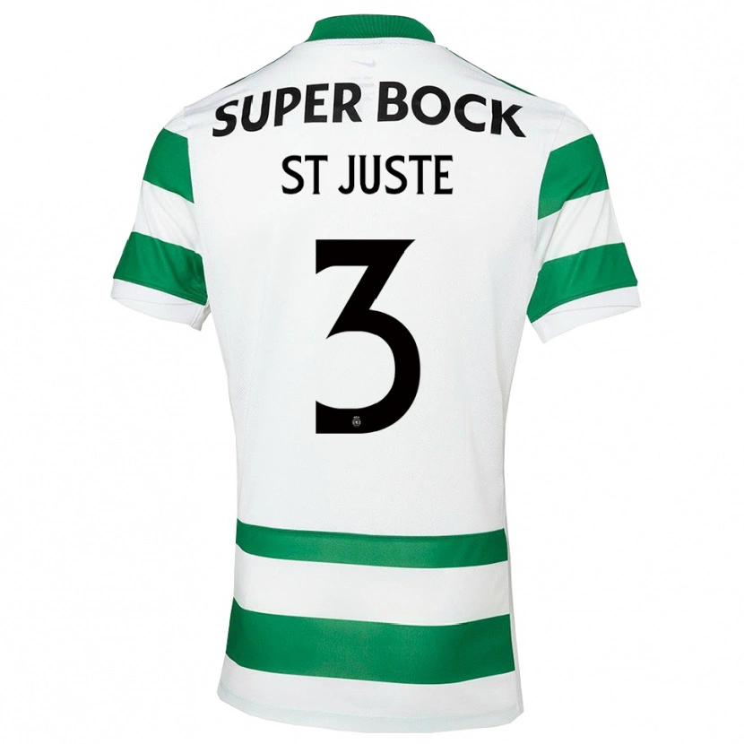 Danxen Homem Camisola Jeremiah St. Juste #3 Verde Branco Principal 2025/26 Camisa Brasil
