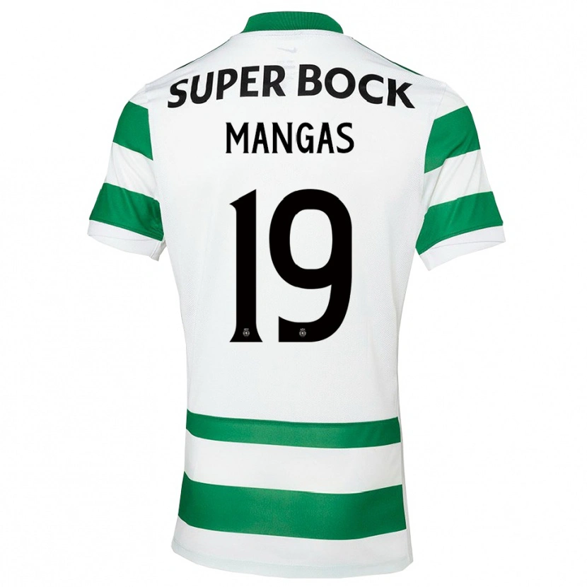 Danxen Homem Camisola Ricardo Mangas #19 Verde Branco Principal 2025/26 Camisa Brasil