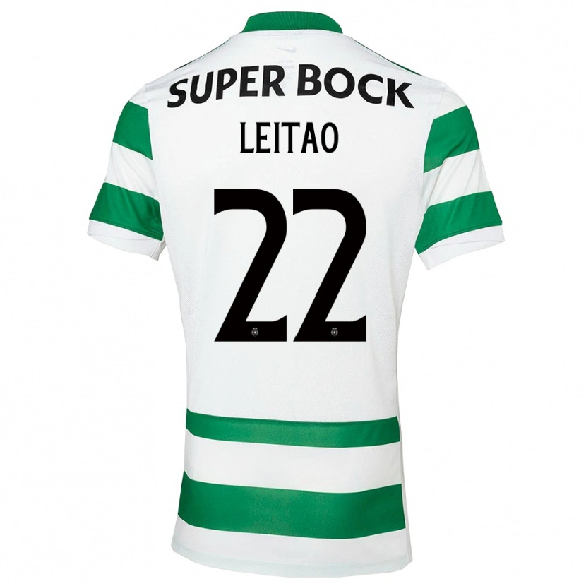 Danxen Homem Camisola Tiago Leitão #22 Verde Branco Principal 2025/26 Camisa Brasil