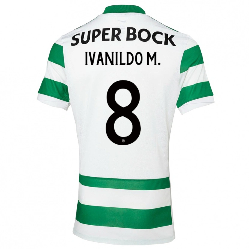 Danxen Homem Camisola Ivanildo #8 Verde Branco Principal 2025/26 Camisa Brasil