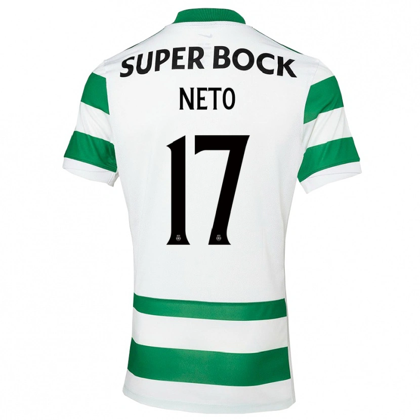 Danxen Homem Camisola Cláudia Neto #17 Verde Branco Principal 2025/26 Camisa Brasil