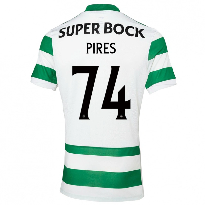 Danxen Homem Camisola Guilherme Pires #74 Verde Branco Principal 2025/26 Camisa Brasil